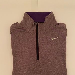 Large Nike Running 1/4 zip Dri-Fit Pullover